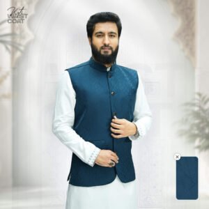 Platinum Jacquard Waistcoat - 108