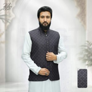 Premium Suit Printed Waistcoat - 201