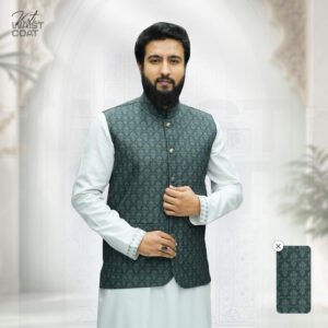 Premium Suit Printed Waistcoat - 202