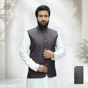 Premium Suit Printed Waistcoat - 203