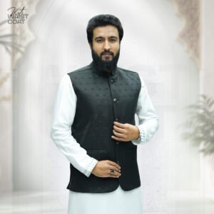 Platinum Jacquard Waistcoat - 111