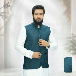 Platinum Jacquard Waistcoat - 112