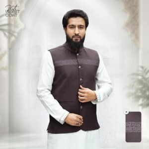 Premium Suit Embroidered Waistcoat - 301