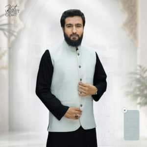 Platinum Jacquard Waistcoat - 101